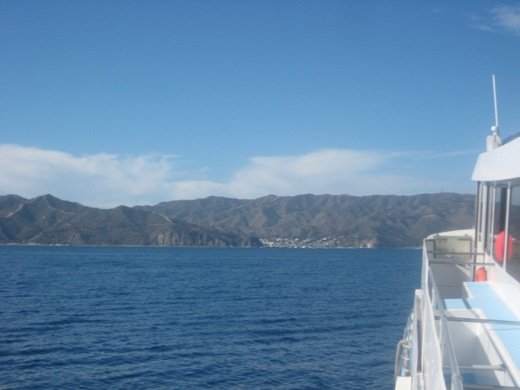 The Island with its small town of Avalon