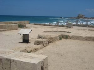 Likely hall where the apostle Paul was questioned while at Caesarea
